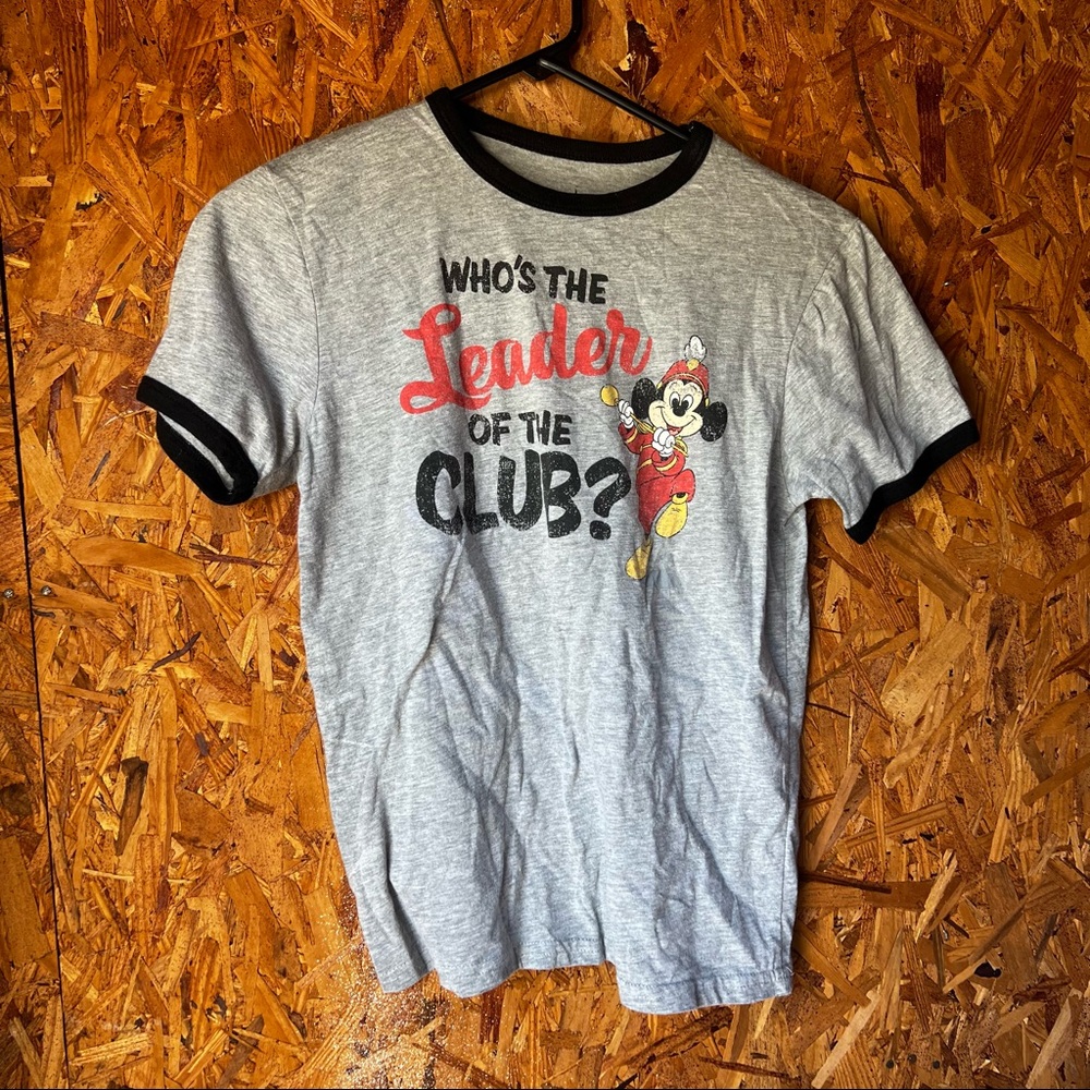 Disney Parks leader of the club top grey Large